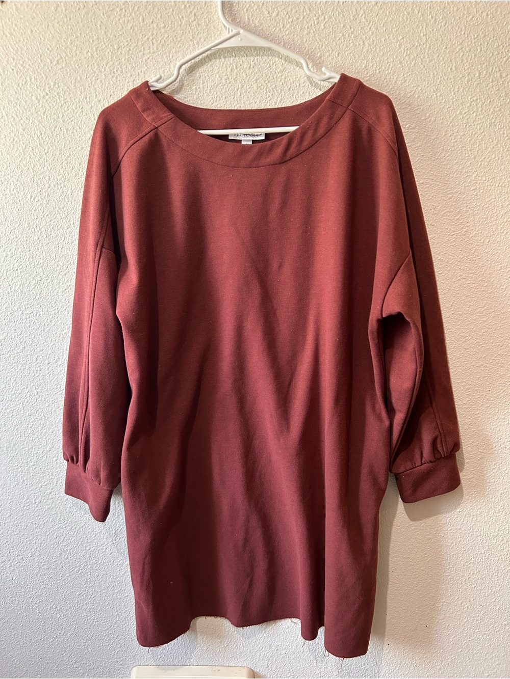 Prologue Brick Sweatshirt Dress